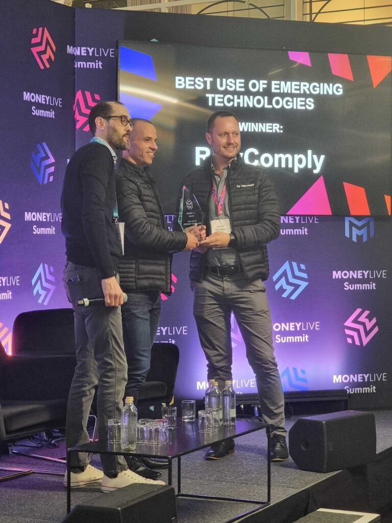 MoneyLive Summit London 2025 award: best use of emerging technology 