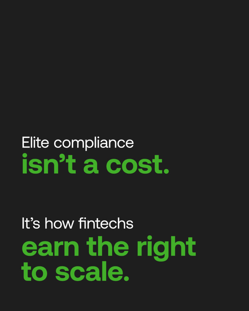How fintechs can scale with elite compliance