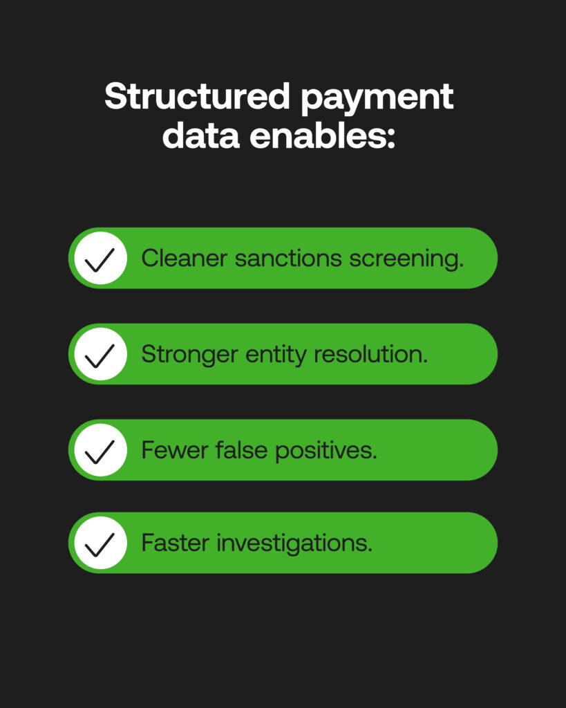 What structured data enables